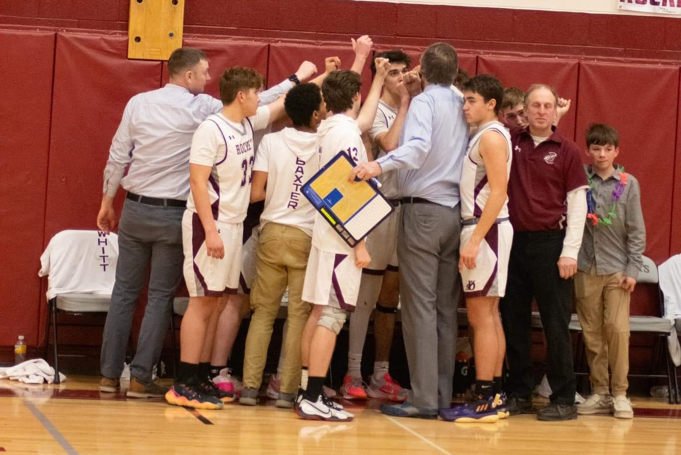 Basketball Team Huddle